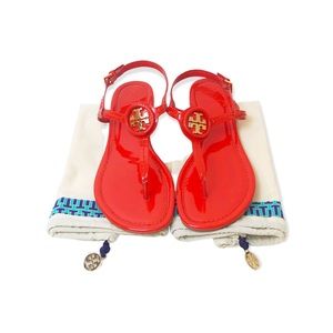 NWT Tory Burch patent leather sandals size 8